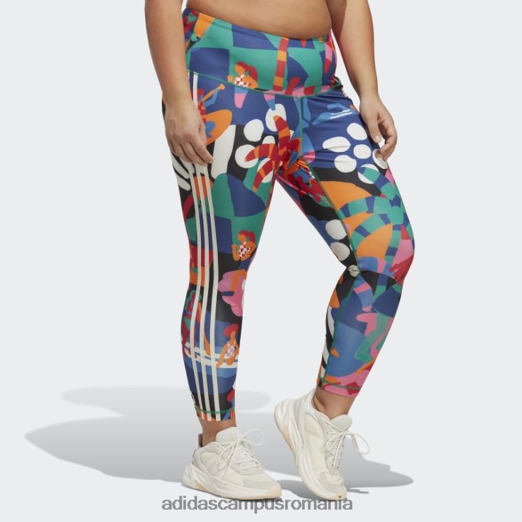 adidas campus romania x farm rio dresuri 7/8 (plus marime) moda verde indrazneata femei verde îndrăzneț/stacojiu J266N29196