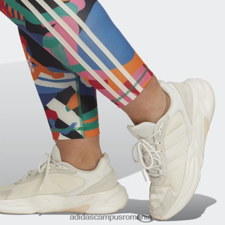 adidas campus romania x farm rio dresuri 7/8 (plus marime) moda verde indrazneata femei verde îndrăzneț/stacojiu J266N29196