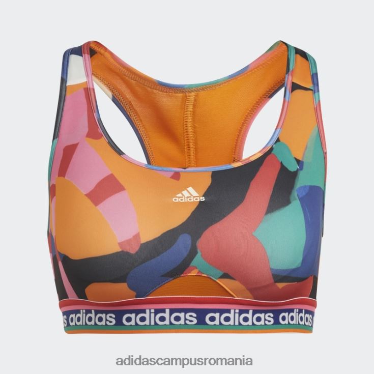adidas campus romania x farm rio sutien mediu sustinere fashion verde indraznet femei verde îndrăzneț/stacojiu J266N29469