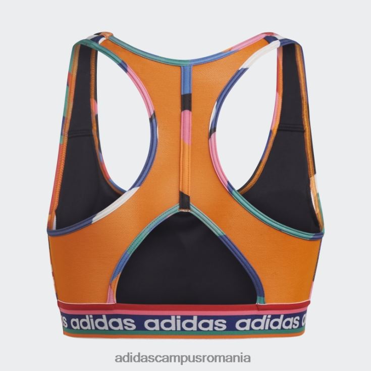 adidas campus romania x farm rio sutien mediu sustinere fashion verde indraznet femei verde îndrăzneț/stacojiu J266N29469