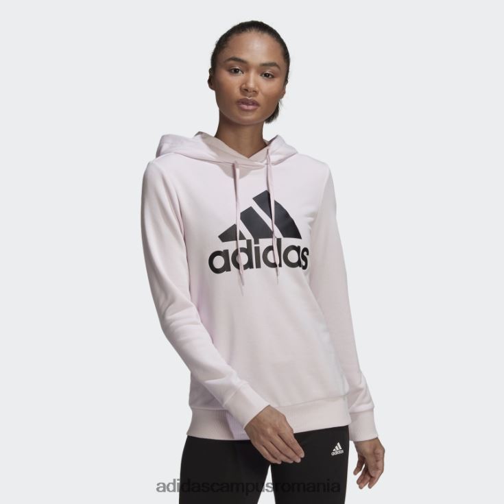 adidas campus romania hanorac cu logo relaxat esential roz femei roz/negru J266N210427