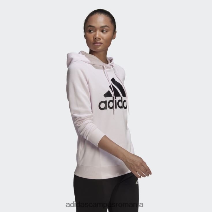 adidas campus romania hanorac cu logo relaxat esential roz femei roz/negru J266N210427