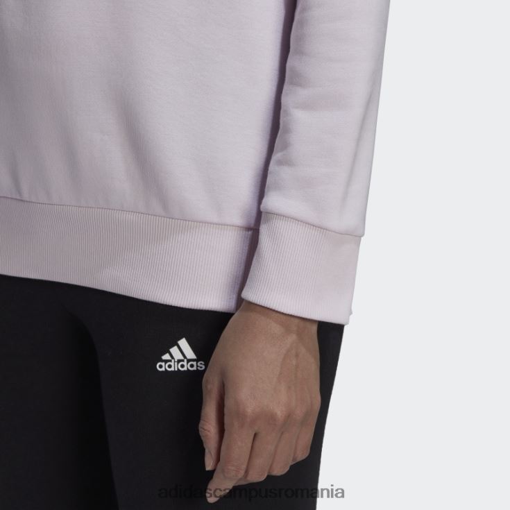 adidas campus romania hanorac cu logo relaxat esential roz femei roz/negru J266N210427
