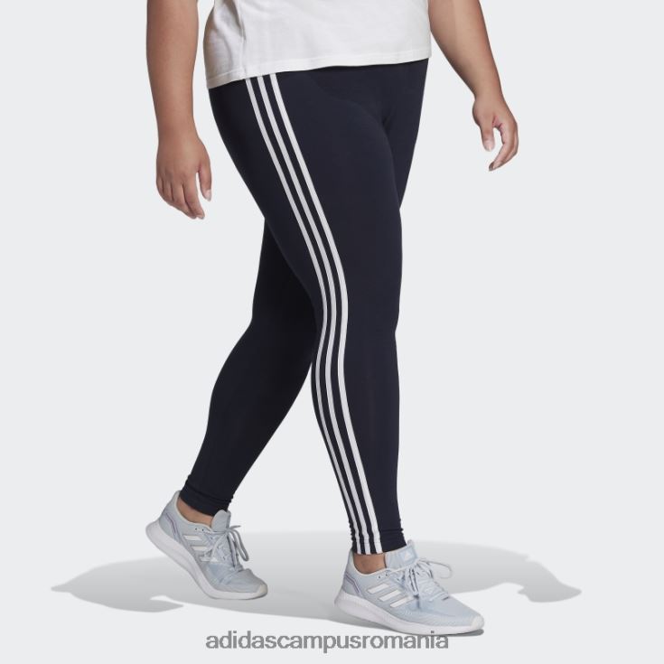 adidas campus romania ink essentials jambiere cu 3 dungi (plus mărime) femei cerneală/alb J266N210246