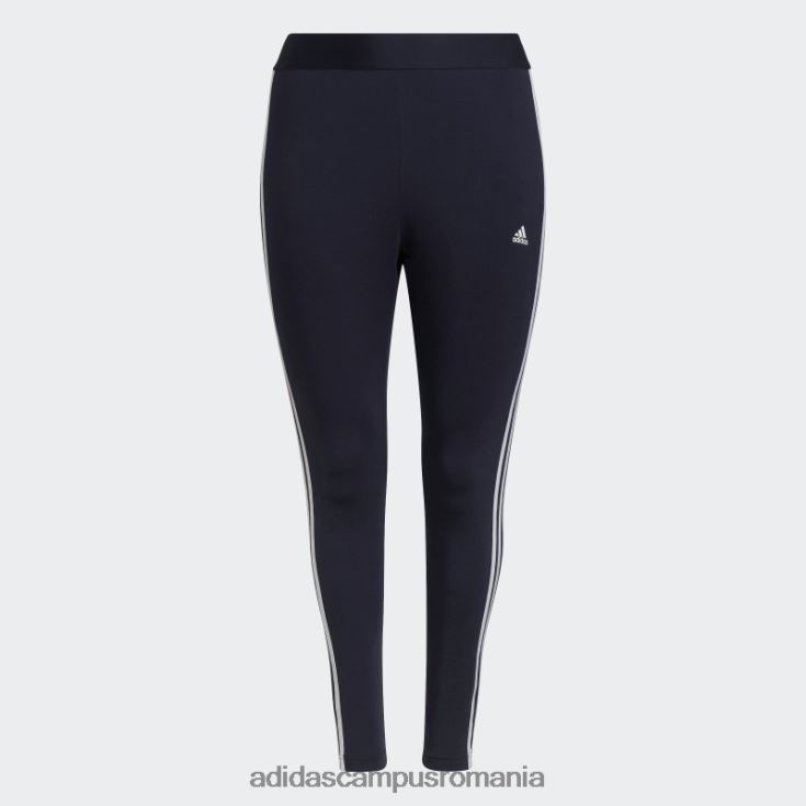 adidas campus romania ink essentials jambiere cu 3 dungi (plus mărime) femei cerneală/alb J266N210246