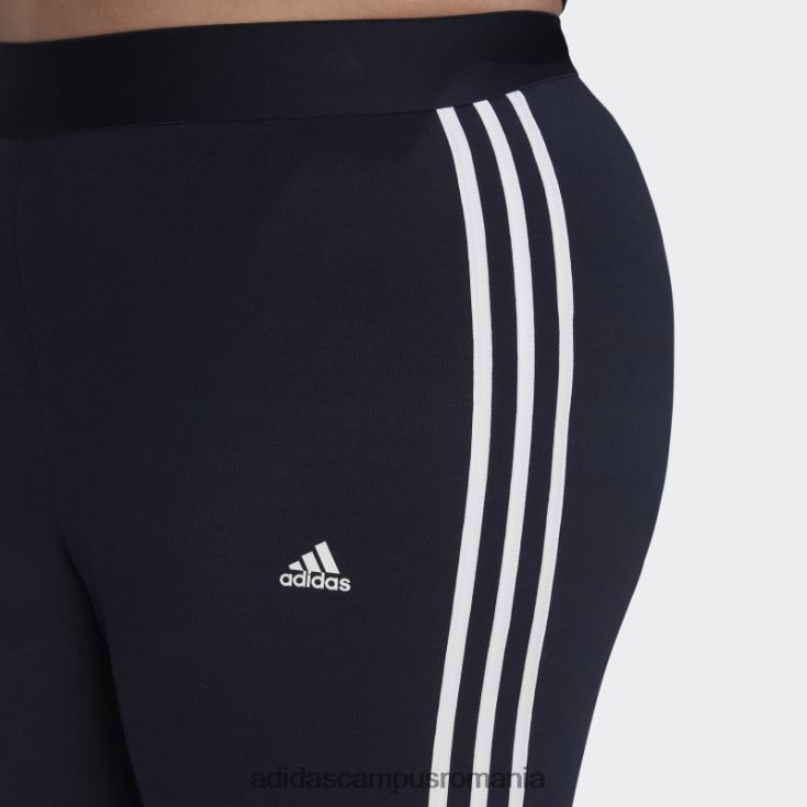 adidas campus romania ink essentials jambiere cu 3 dungi (plus mărime) femei cerneală/alb J266N210246