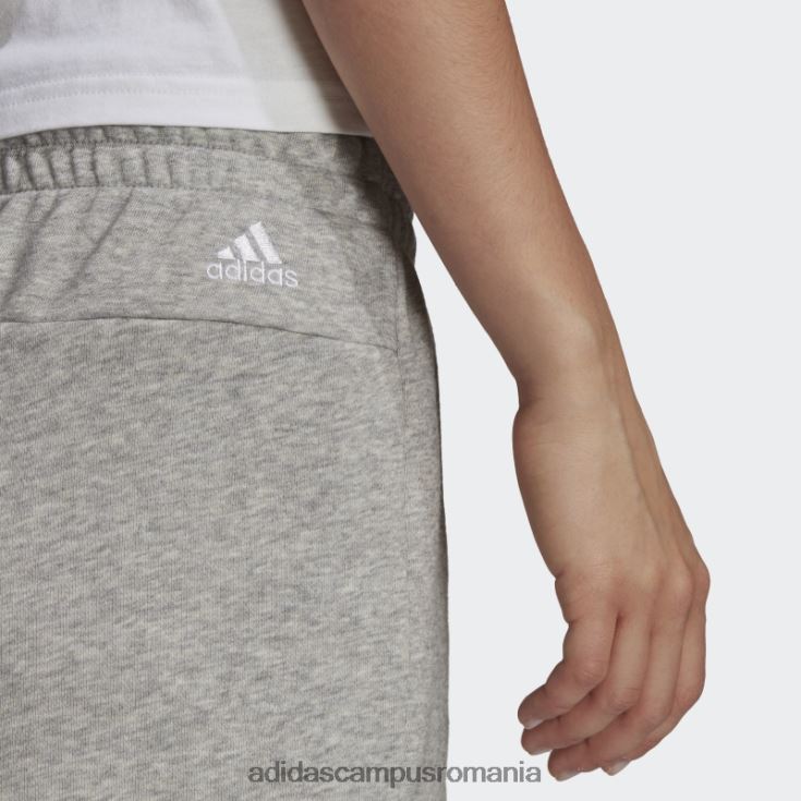 adidas campus romania pantaloni scurți subțiri cu logo essentials gri mediu femei gri mediu/alb J266N28926