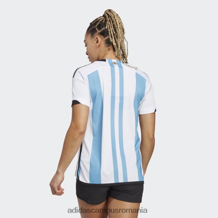 adidas campus romania Argentina 22 câștigători tricou acasă femei alb femei alb/albastru deschis J266N217078