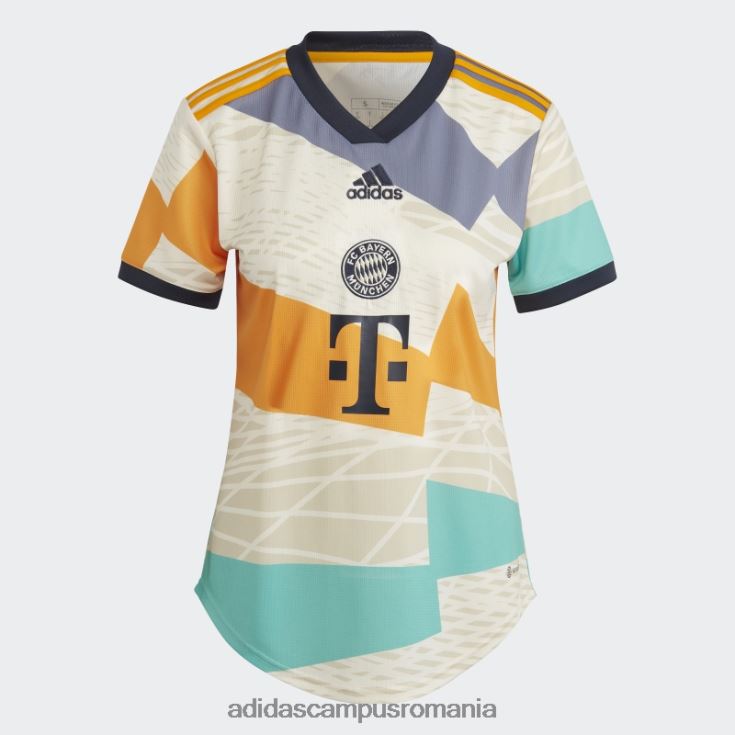 adidas campus romania alb fc bayern 22/23 al patrulea tricou adidas femei alb J266N217283