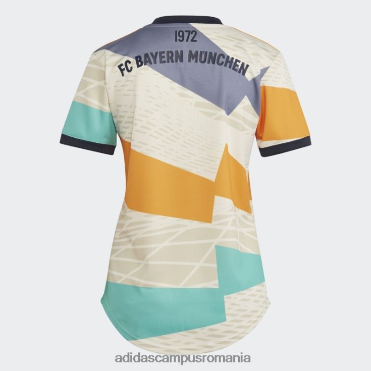 adidas campus romania alb fc bayern 22/23 al patrulea tricou adidas femei alb J266N217283