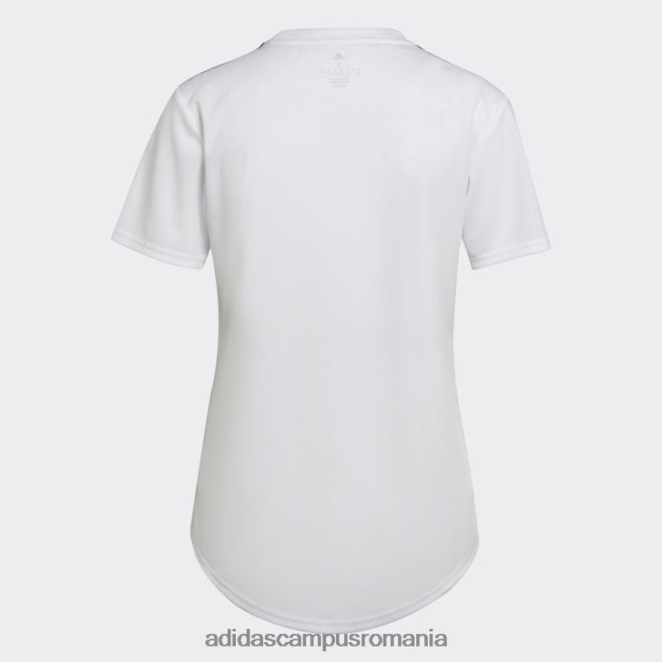 adidas campus romania alb olympique lyonnais 22/23 home tricou moda femei alb J266N217325