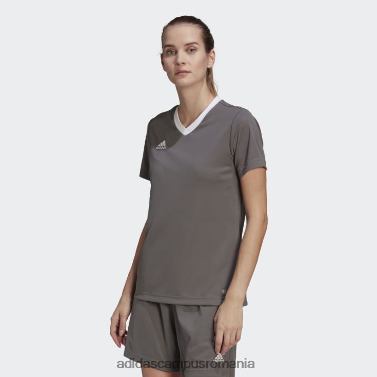 adidas campus romania entrada 22 tricou gri femei gri J266N216945
