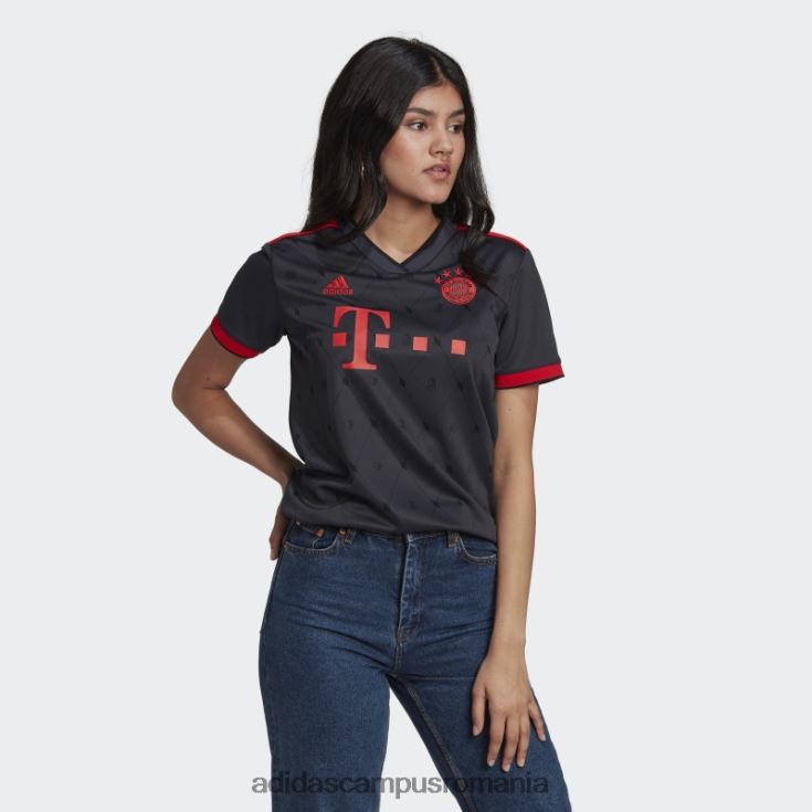 adidas campus romania fashion night grey fc bayern 22/23 tricou al treilea femei gri de noapte J266N217338