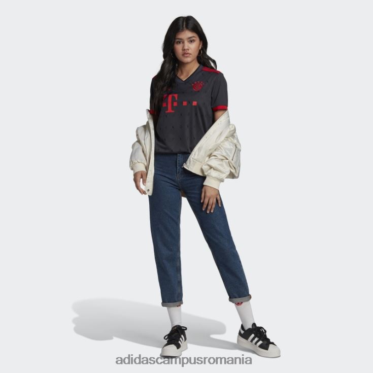 adidas campus romania fashion night grey fc bayern 22/23 tricou al treilea femei gri de noapte J266N217338