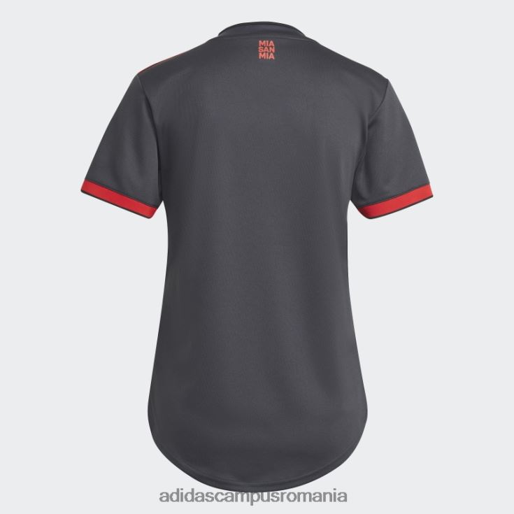 adidas campus romania fashion night grey fc bayern 22/23 tricou al treilea femei gri de noapte J266N217338