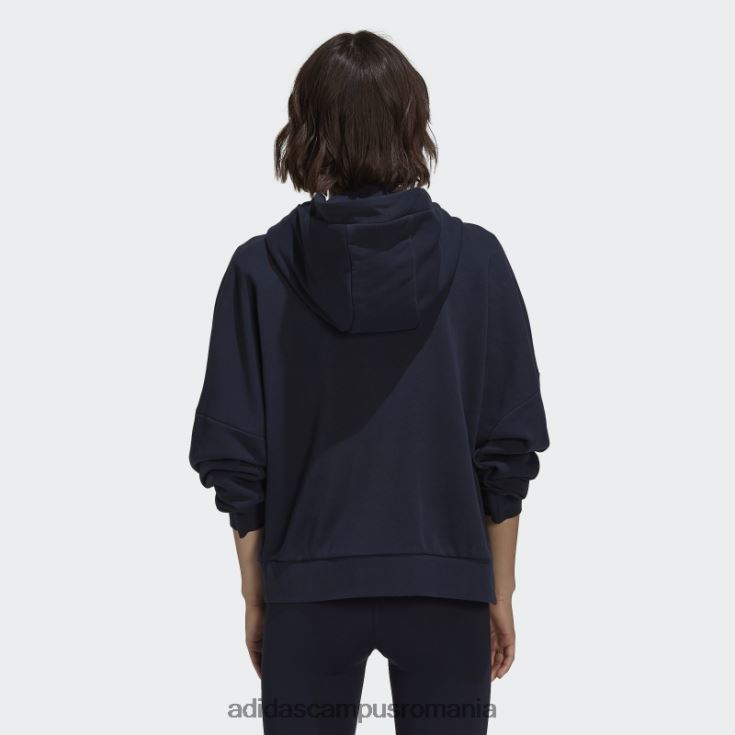 adidas campus romania hanorac cu capota real madrid bleumarin de noapte femei marina de noapte J266N217356
