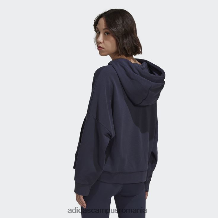 adidas campus romania hanorac cu glugă cu grafică dna fc bayern navy femei marina J266N217141