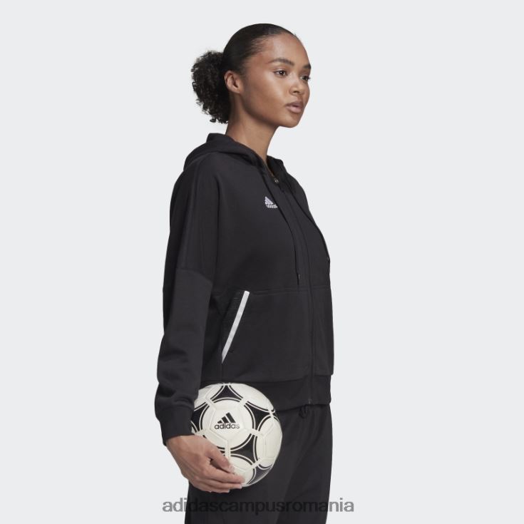 adidas campus romania hanorac negru condivo 22 cu fermoar complet adidas femei alb negru J266N216749