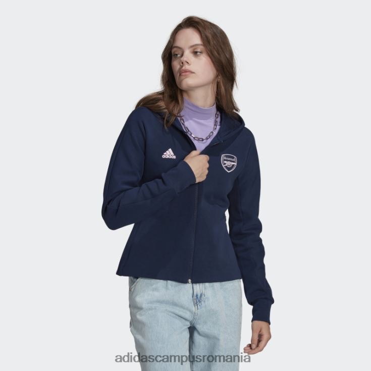 adidas campus romania jachetă cu imn arsenal bleumarin femei marina J266N217398