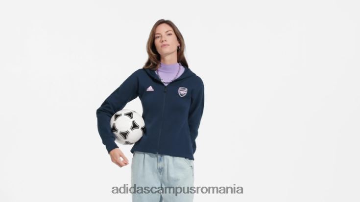 adidas campus romania jachetă cu imn arsenal bleumarin femei marina J266N217398