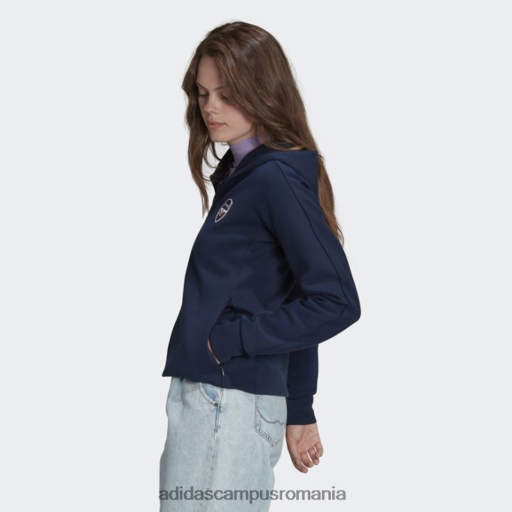 adidas campus romania jachetă cu imn arsenal bleumarin femei marina J266N217398