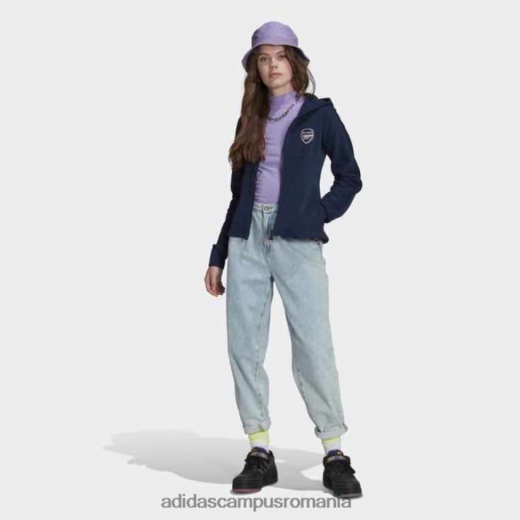 adidas campus romania jachetă cu imn arsenal bleumarin femei marina J266N217398