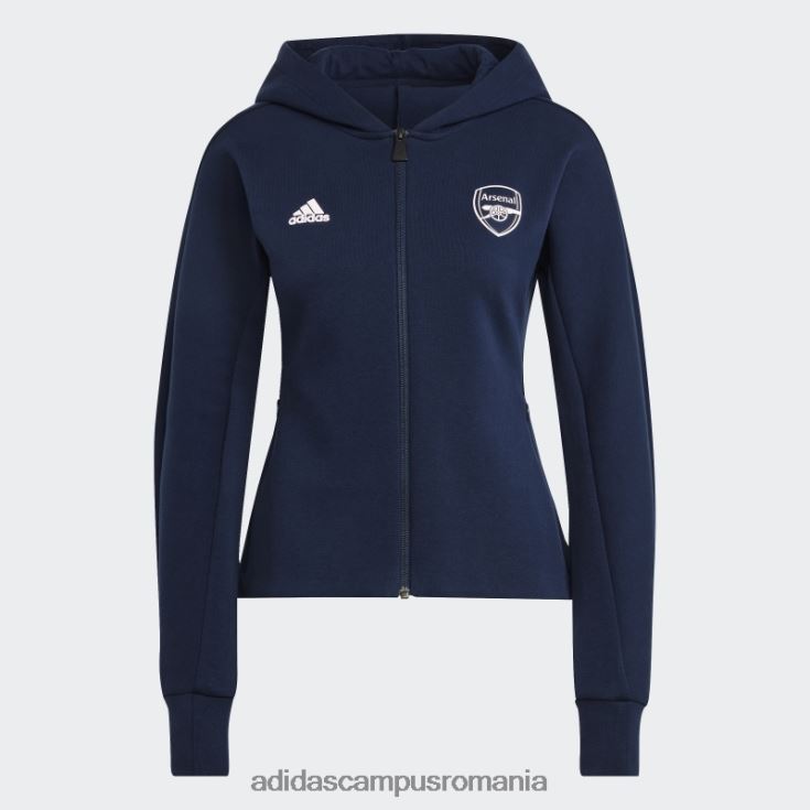 adidas campus romania jachetă cu imn arsenal bleumarin femei marina J266N217398