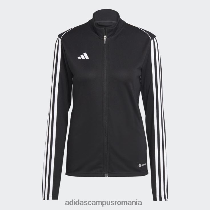adidas campus romania jachetă neagră de antrenament league tiro 23 femei negru J266N29269