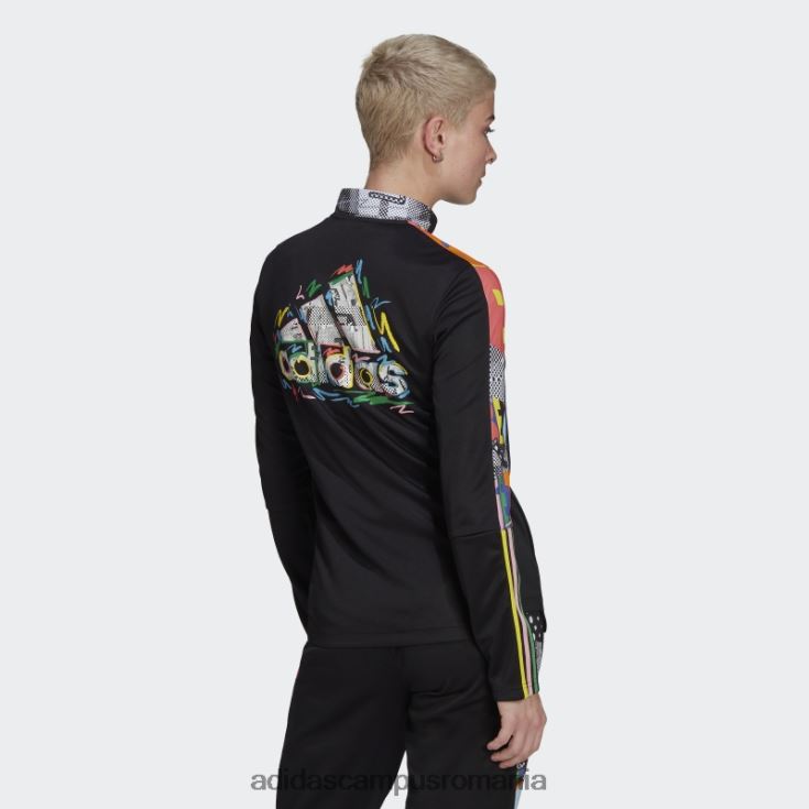 adidas campus romania jachetă neagră tiro pride femei negru/multicolor J266N210505