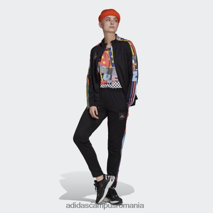 adidas campus romania jachetă neagră tiro pride femei negru/multicolor J266N210505