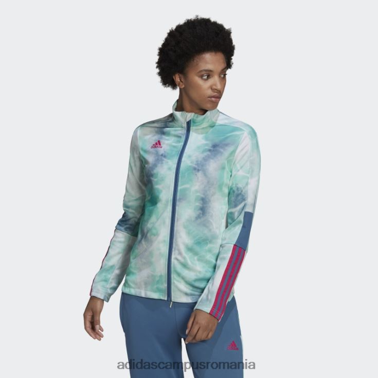 adidas campus romania jachetă tiro adidas albastru alterat femei albastru alterat/papură de mentă/alb J266N210500