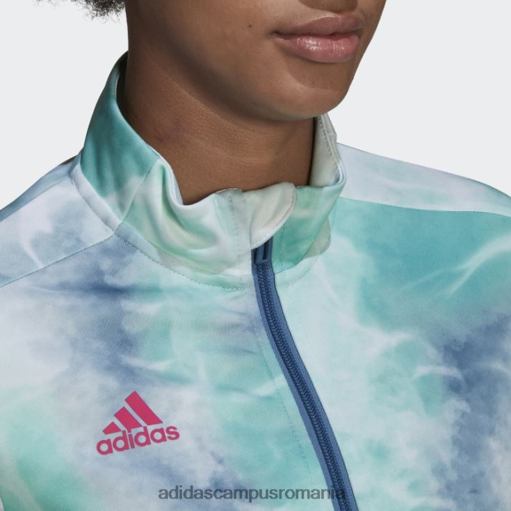 adidas campus romania jachetă tiro adidas albastru alterat femei albastru alterat/papură de mentă/alb J266N210500