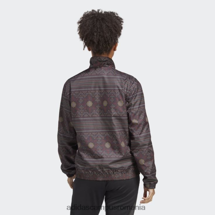 adidas campus romania jacheta imnul jamaica auriu femei auriu/negru J266N216927
