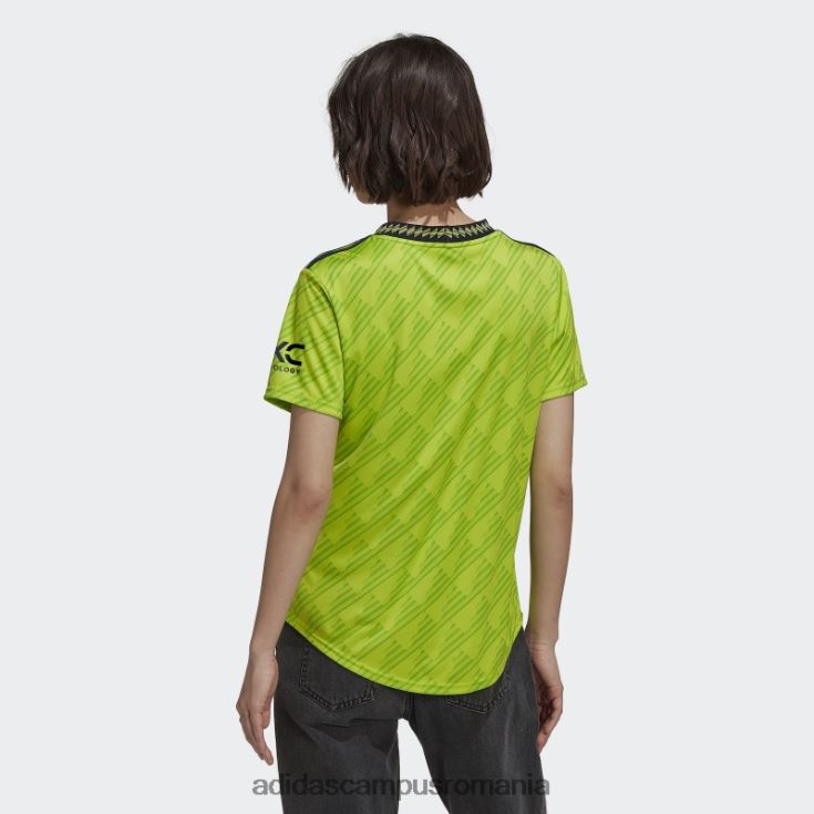 adidas campus romania manchester united 22/23 al treilea tricou slime fierbinte femei slime J266N217209