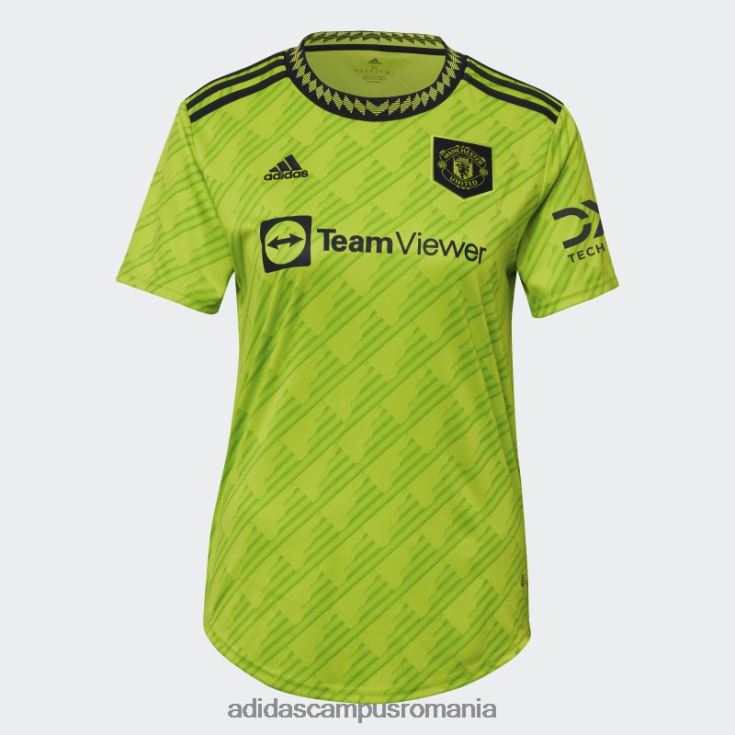 adidas campus romania manchester united 22/23 al treilea tricou slime fierbinte femei slime J266N217209