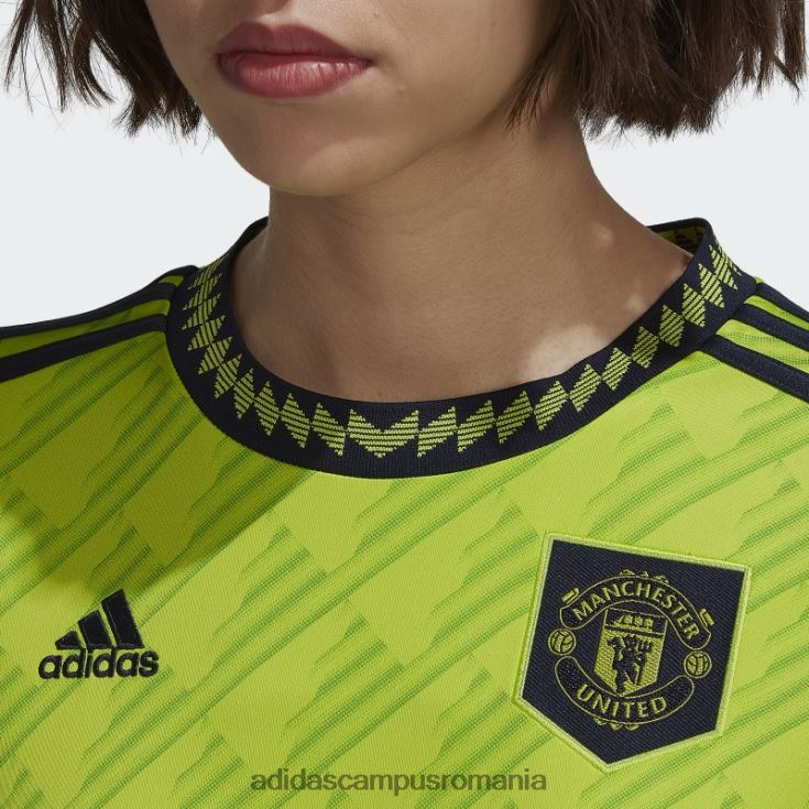 adidas campus romania manchester united 22/23 al treilea tricou slime fierbinte femei slime J266N217209