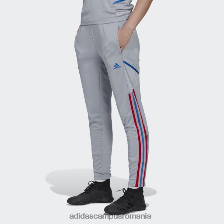 adidas campus romania olympique lyonnais tiro 21 pantaloni de antrenament argintiu femei argint J266N217365