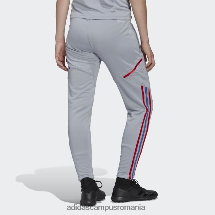 adidas campus romania olympique lyonnais tiro 21 pantaloni de antrenament argintiu femei argint J266N217365