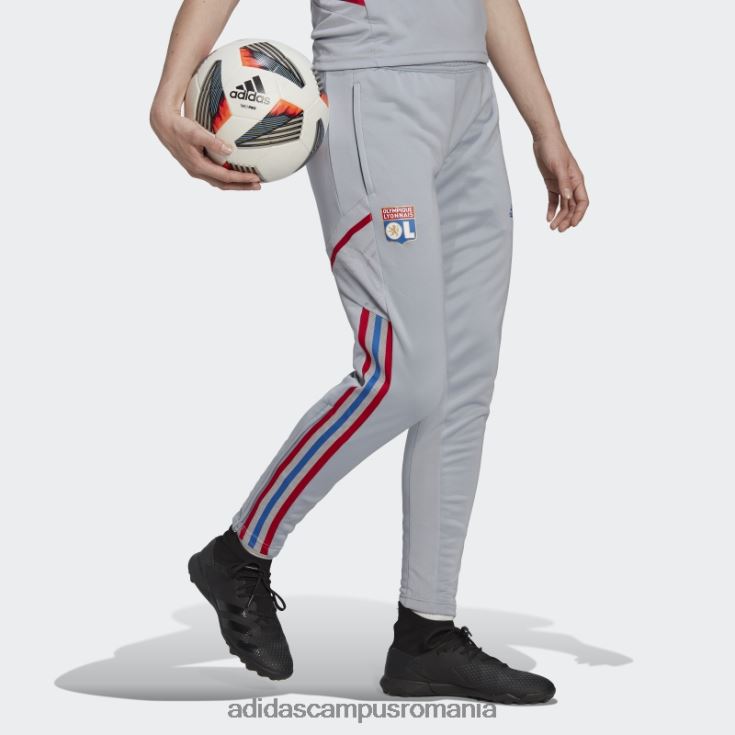 adidas campus romania olympique lyonnais tiro 21 pantaloni de antrenament argintiu femei argint J266N217365
