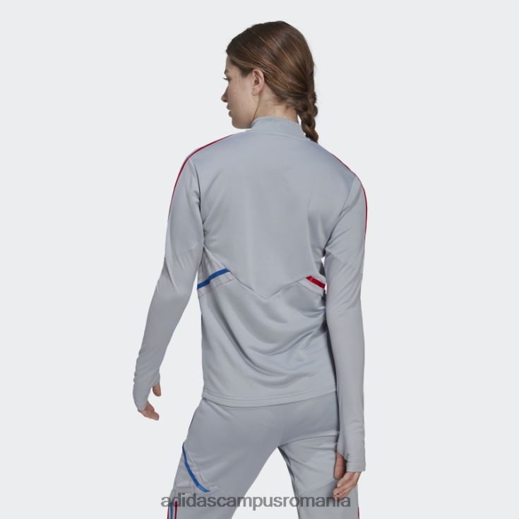 adidas campus romania olympique lyonnais tiro 21 top de antrenament argintiu fierbinte femei argint J266N217382