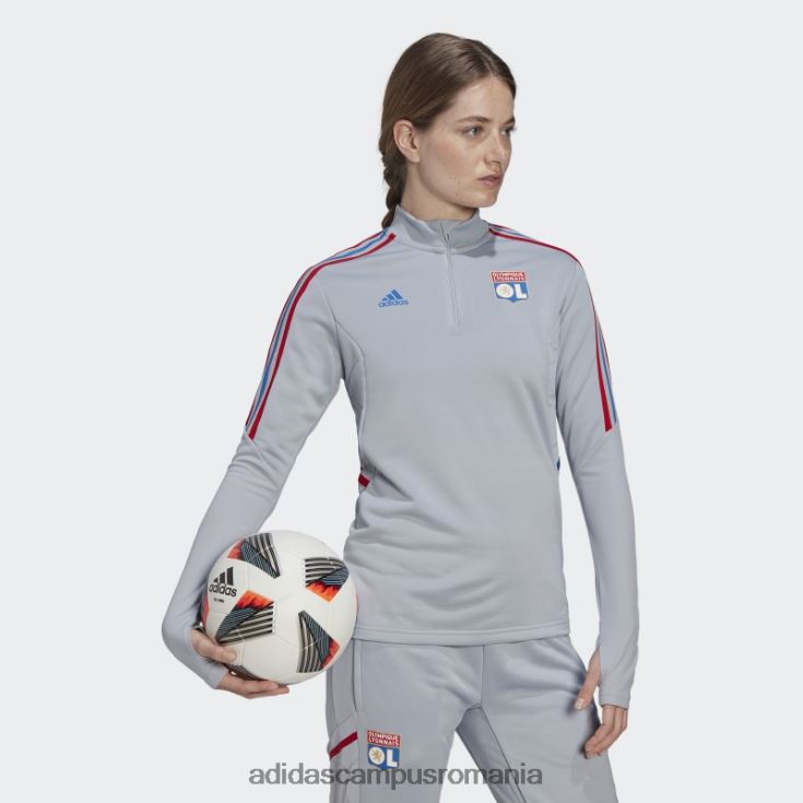 adidas campus romania olympique lyonnais tiro 21 top de antrenament argintiu fierbinte femei argint J266N217382