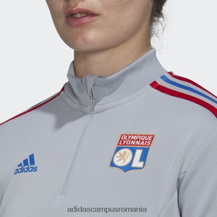 adidas campus romania olympique lyonnais tiro 21 top de antrenament argintiu fierbinte femei argint J266N217382