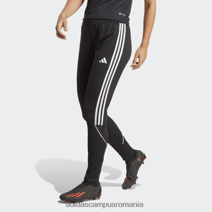 adidas campus romania pantaloni de liga tiro 23 negri femei alb negru J266N28876