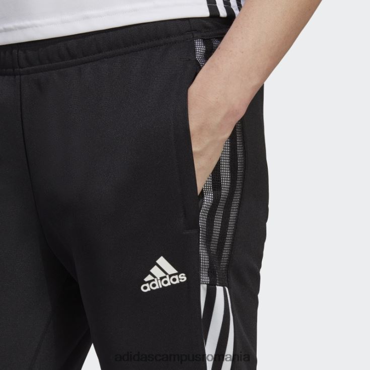 adidas campus romania pantaloni de sport tiro 21 albi eleganti femei alb negru J266N28855