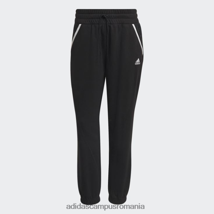 adidas campus romania pantaloni de trening condivo 22 negru adidas femei alb negru J266N217238