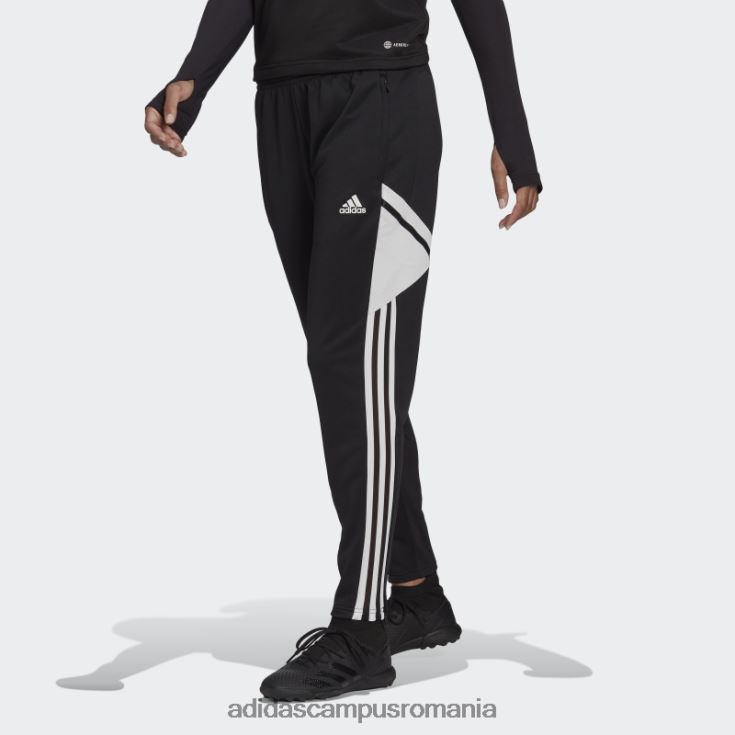 adidas campus romania pantaloni de trening condivo 22 negru femei alb negru J266N217143