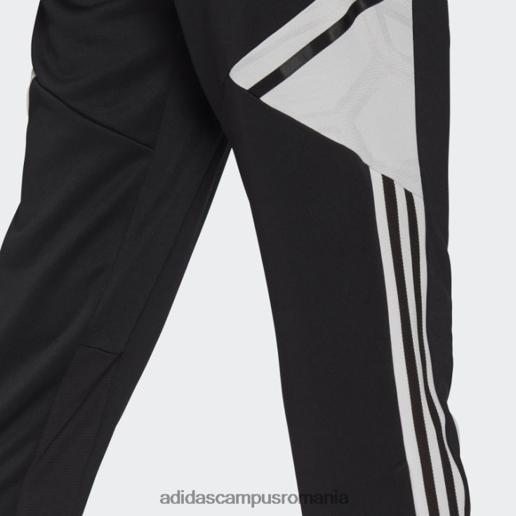 adidas campus romania pantaloni de trening condivo 22 negru femei alb negru J266N217143