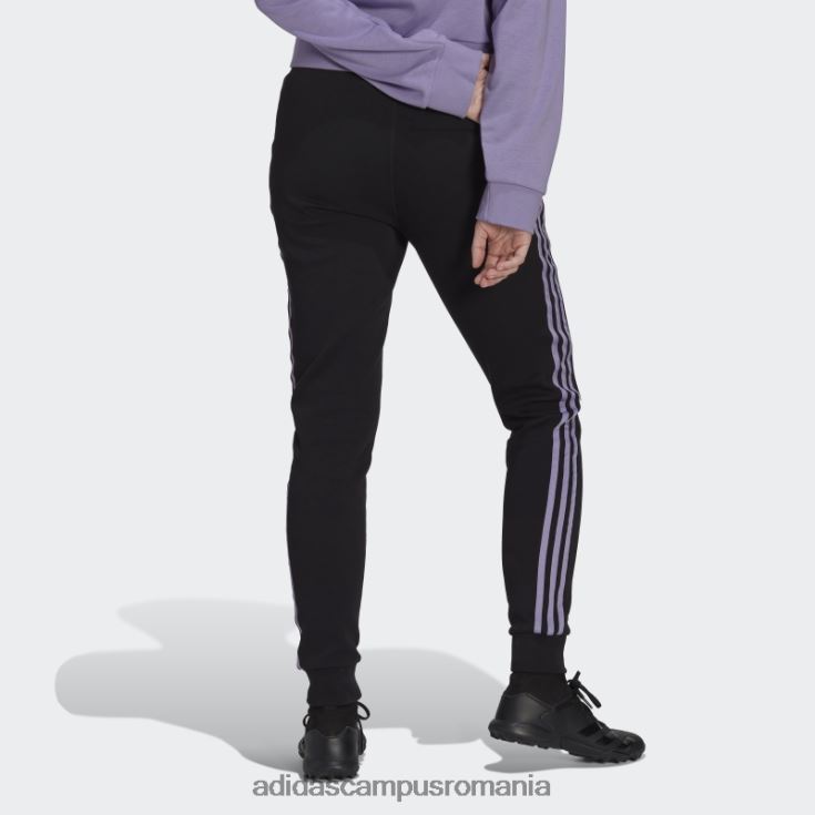 adidas campus romania pantaloni de trening olympique lyonnais transpirați negru femei negru J266N217360