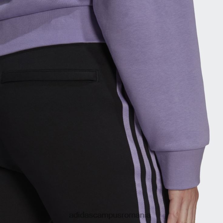 adidas campus romania pantaloni de trening olympique lyonnais transpirați negru femei negru J266N217360