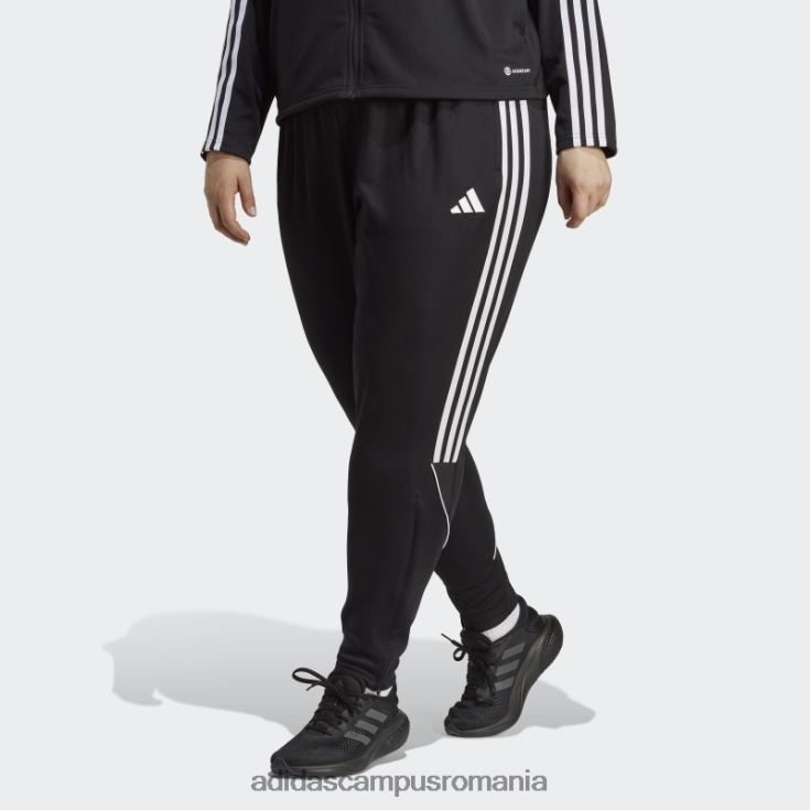 adidas campus romania pantaloni negri tiro 23 liga (plus marime) adidas femei alb negru J266N29957